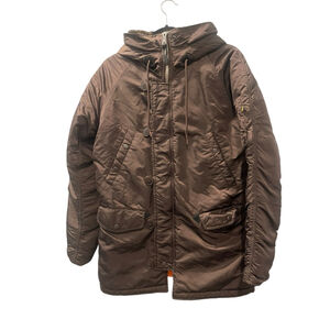 Alpha Industries Hooded Heavyweight Extreme Cold Weather Jacket Size Small Men's